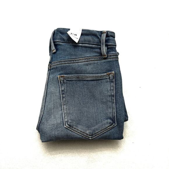 Good American Good Legs Skinny Light Wash Denim Jeans Size 0 / 25 NWT - Picture 6 of 7